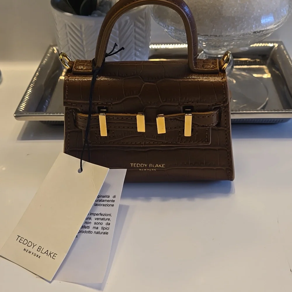 Teddy Blake Brown Ava Micro Bag - Picture 3 of 4